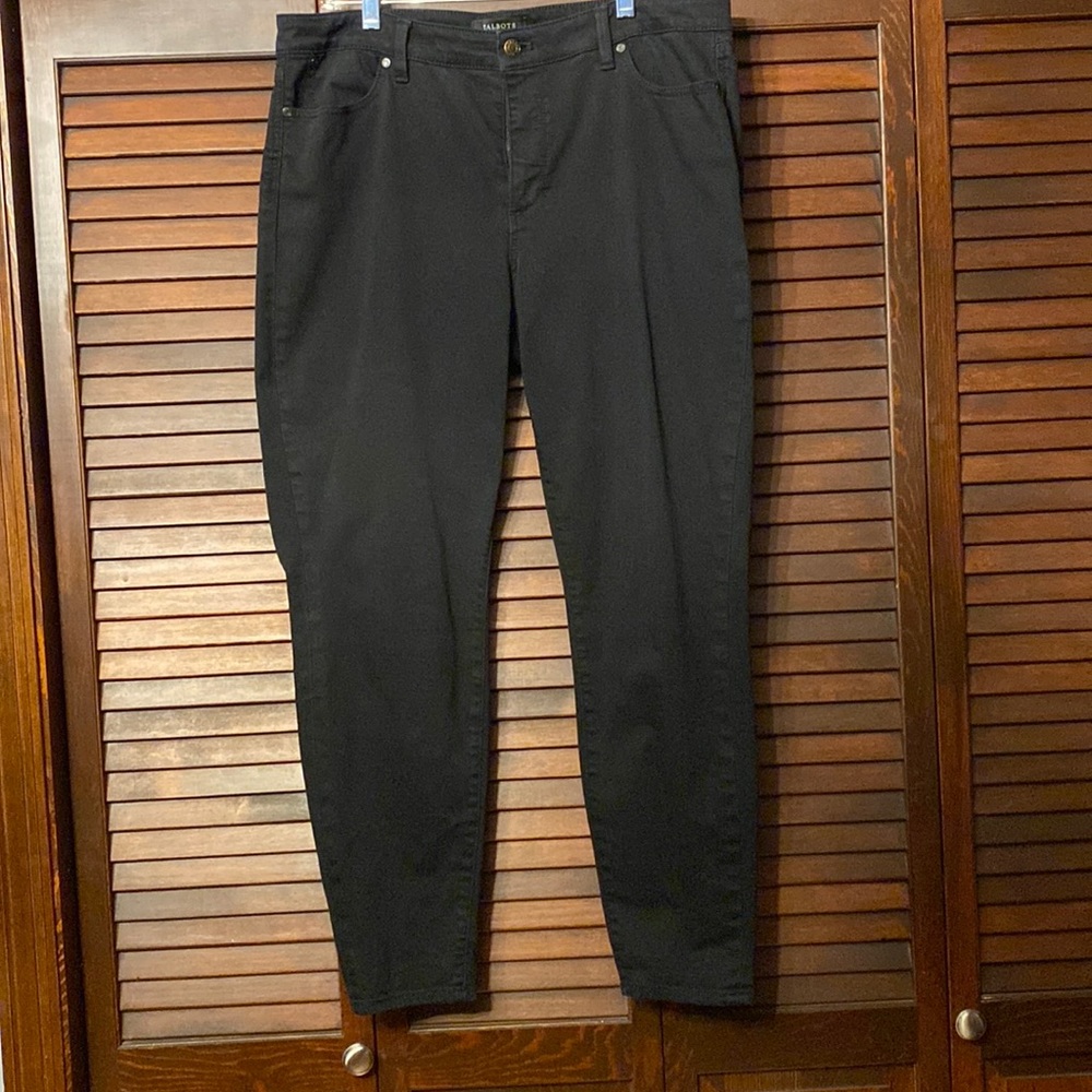 Talbots Flawless Five Pocket Black Jegging Jeans